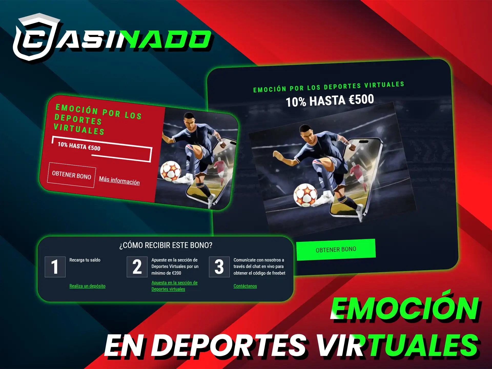 Aprovecha hoy las mejores promociones de deportes virtuales de Casinado.