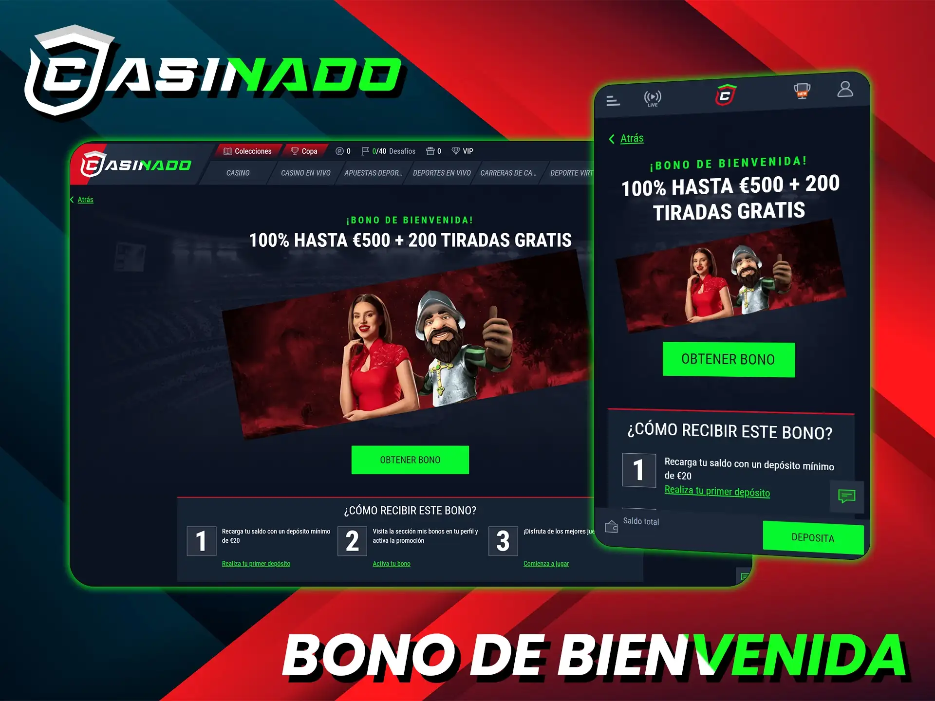 Juegue a las tragaperras con ofertas exclusivas para nuevos jugadores de Casinado.