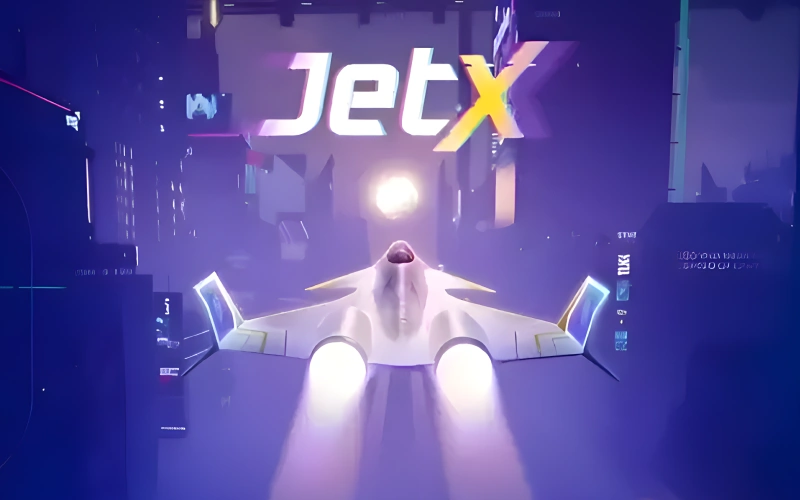 Vista previa del juego JetX en el sitio oficial de Casinado.