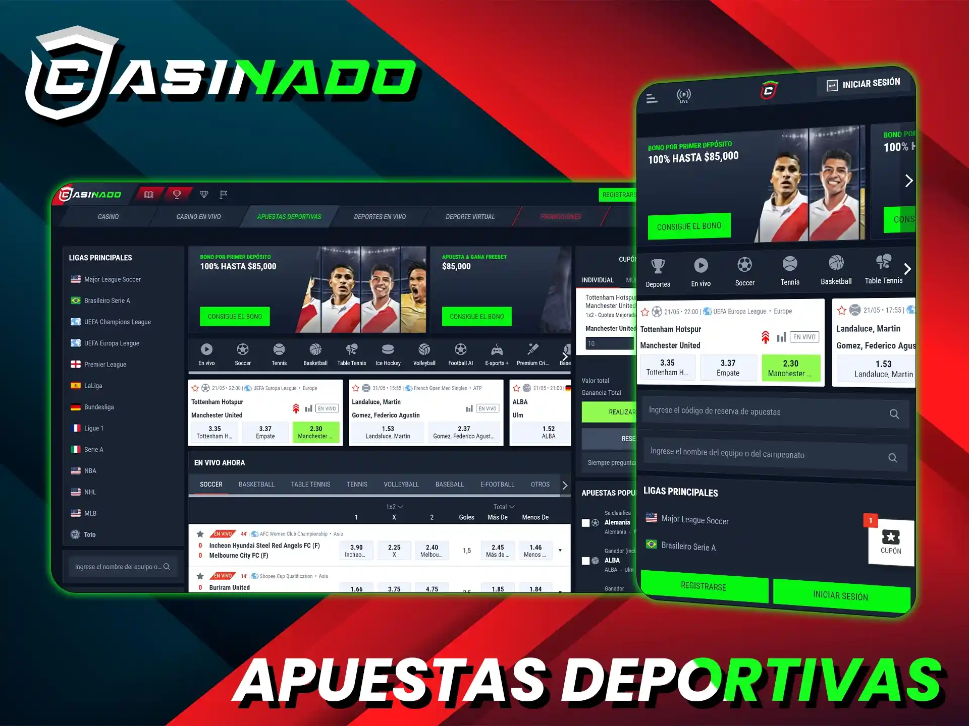 La emocion de las apuestas deportivas te espera en el sitio web de Casinado.