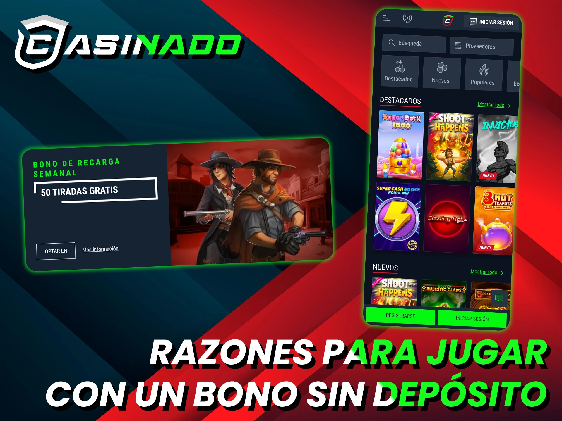 Descubre las ventajas de jugar con un bono sin depósito en Casinado.