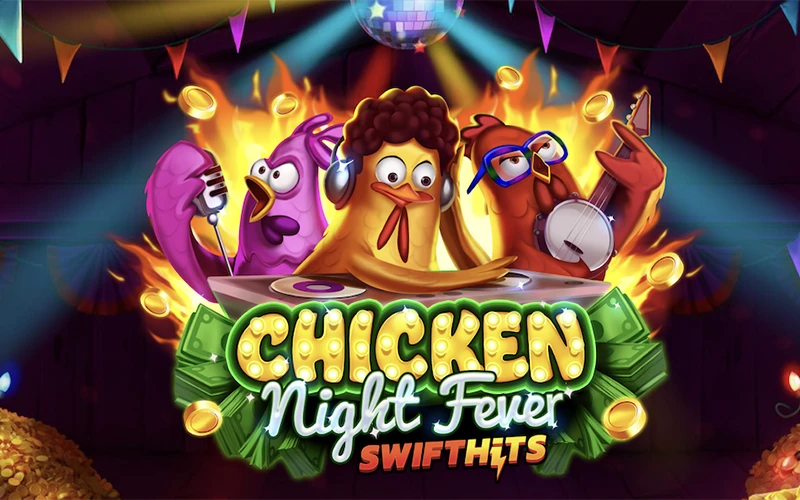 Diviértete con las gallinas en Chicken Night Fever en Casinado.
