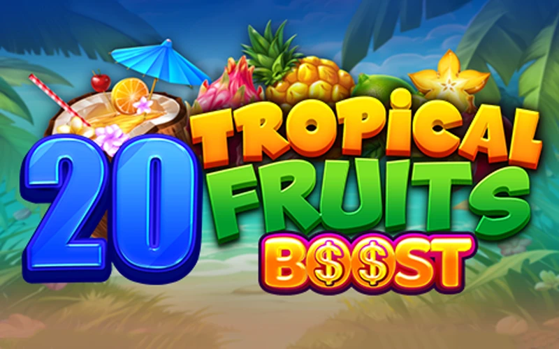 Recoge frutas en 20 Tropical Fruits Boost para ganar jugosos premios en Casinado.