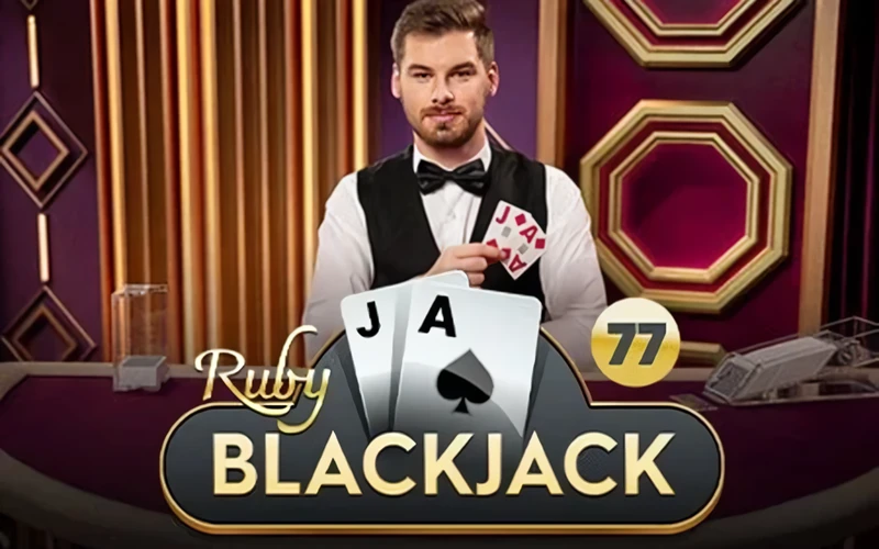 Intenta ganar al crupier en Blackjack 77 - Ruby en Casinado.