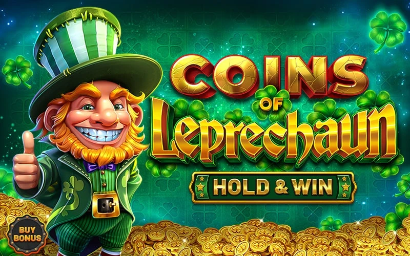 Busca la olla con oro en Coins of Leprechaun en Casinado.