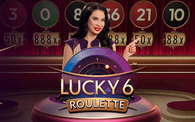 Gira y prueba tu suerte con Lucky 6 Roulette en Casinado.