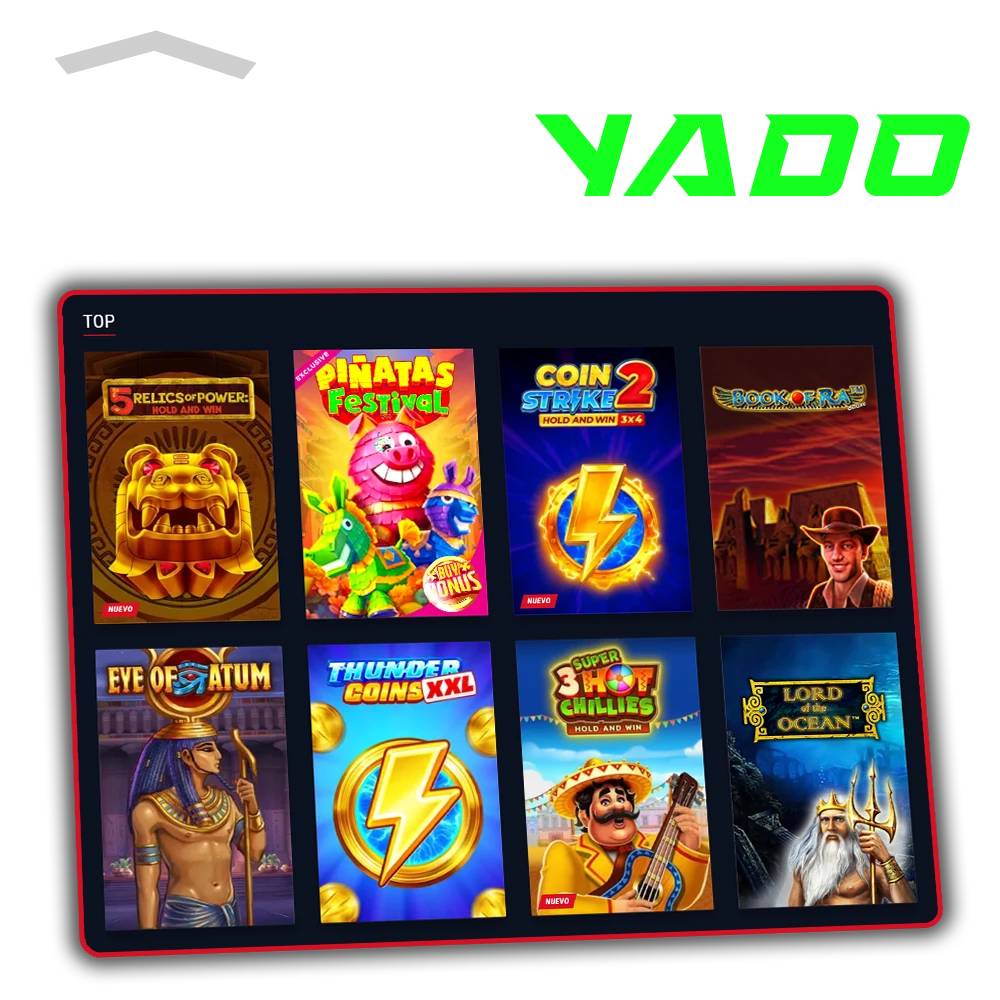 Reciba un bono de bienvenida y comience a jugar a los mejores juegos en Casinado.