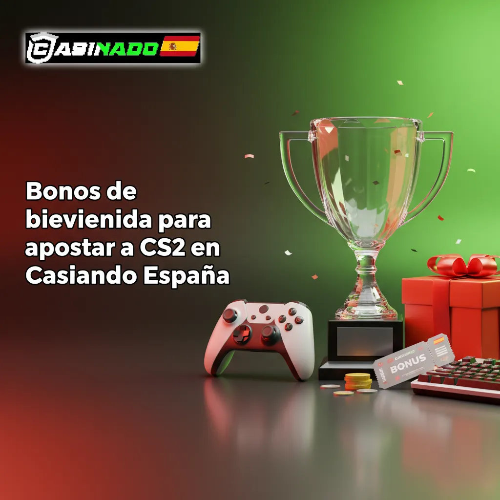 Promoción de bienvenida CS2 en Casinado España: 100% hasta 500€ + 200 tiradas; verificación 30 días, 18+, RD 958/2020