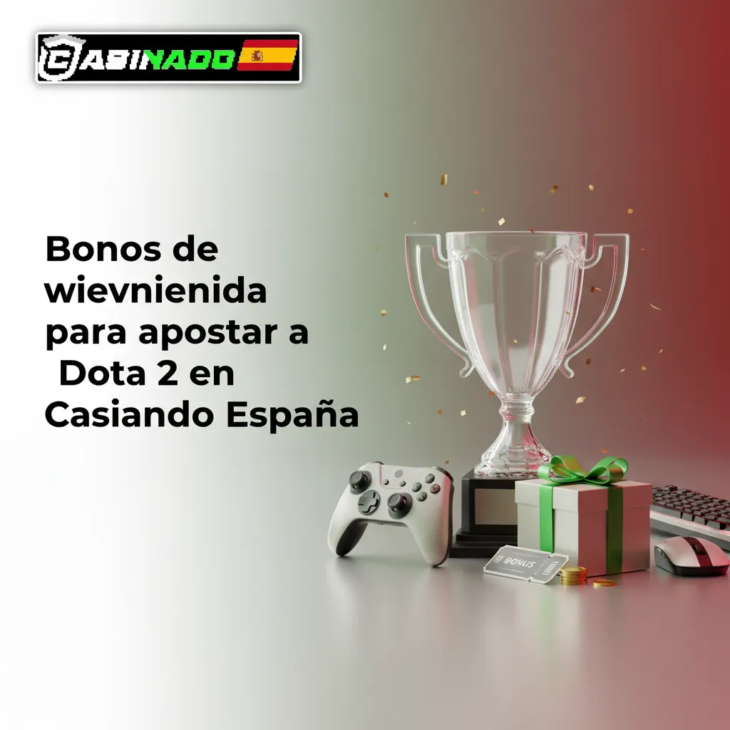 Banner de bienvenida para apuestas Dota 2 en Casinado España: 100% hasta 500€ + 200 tiradas; 18+ y juega responsablemente.