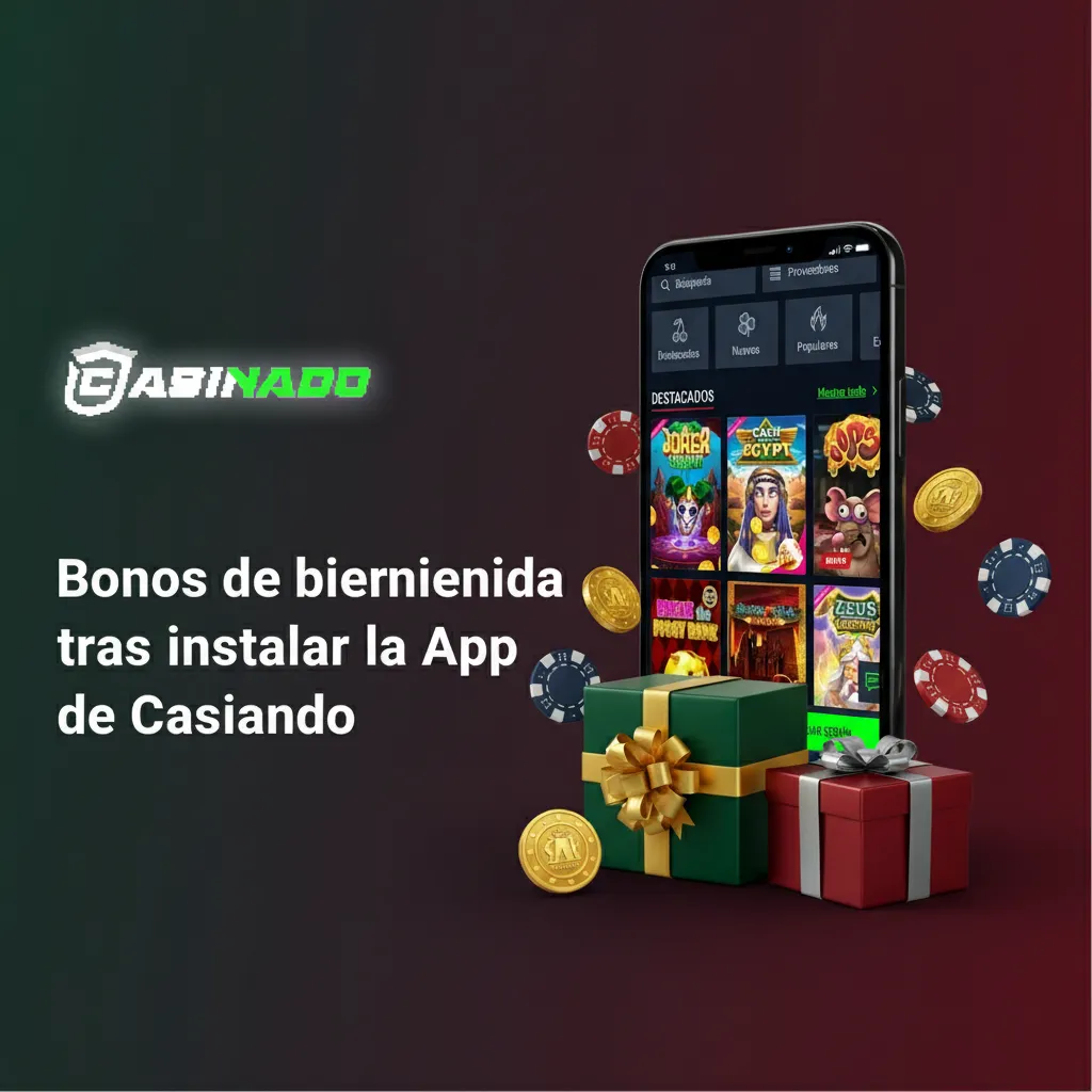 Bonos de bienvenida App Casinado: 100% hasta 500€, hasta 200 giros y ofertas deportivas; solo usuarios verificados en España.