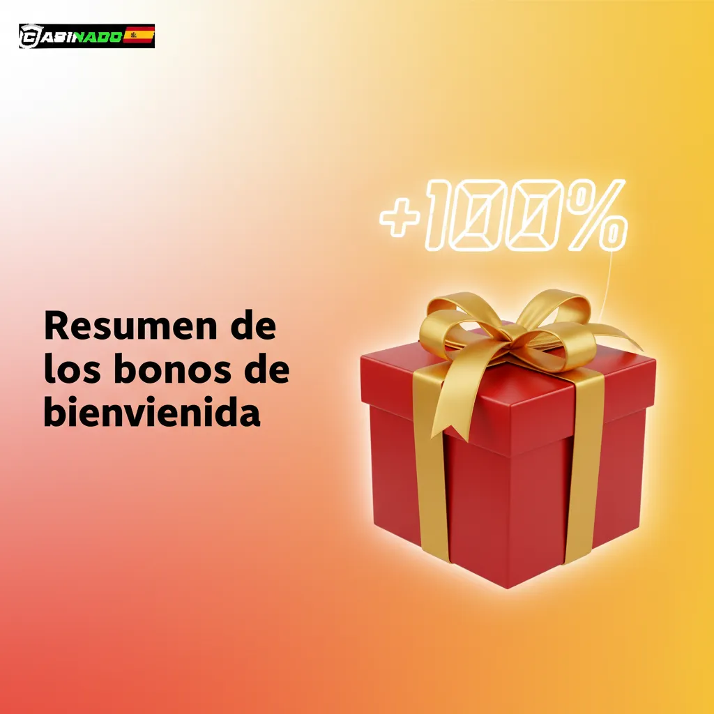 Tabla de bonos de bienvenida de Casinado: 100% hasta 500€ (35x, min 20€) y 200 giros gratis (30x, min 20€).