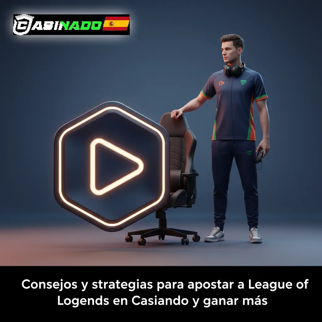 Infografía de consejos para apostar a League of Legends en Casinado: banca, forma, parches, cuotas y juego responsable.