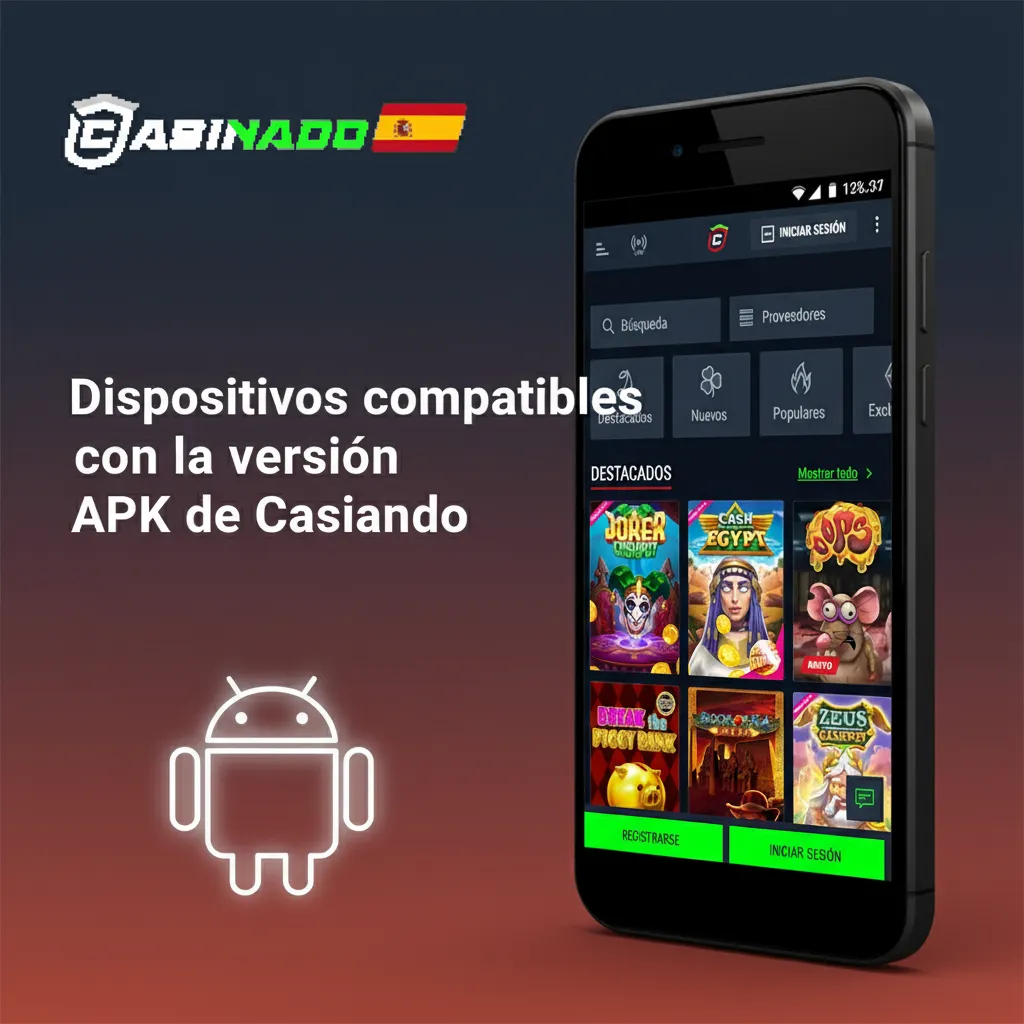 Tabla de móviles compatibles con Casinado APK: Samsung, Sony, Huawei, OnePlus, OPPO, Google, Xiaomi y Poco.