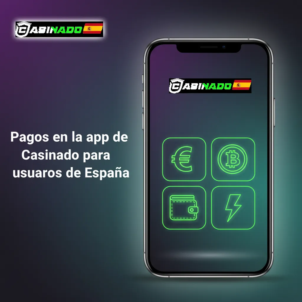Pagos Casinado España: Mastercard, Paysafecard, Skrill, Neteller, Jeton, MiFinity, Binance Pay y cripto; depósitos al instante