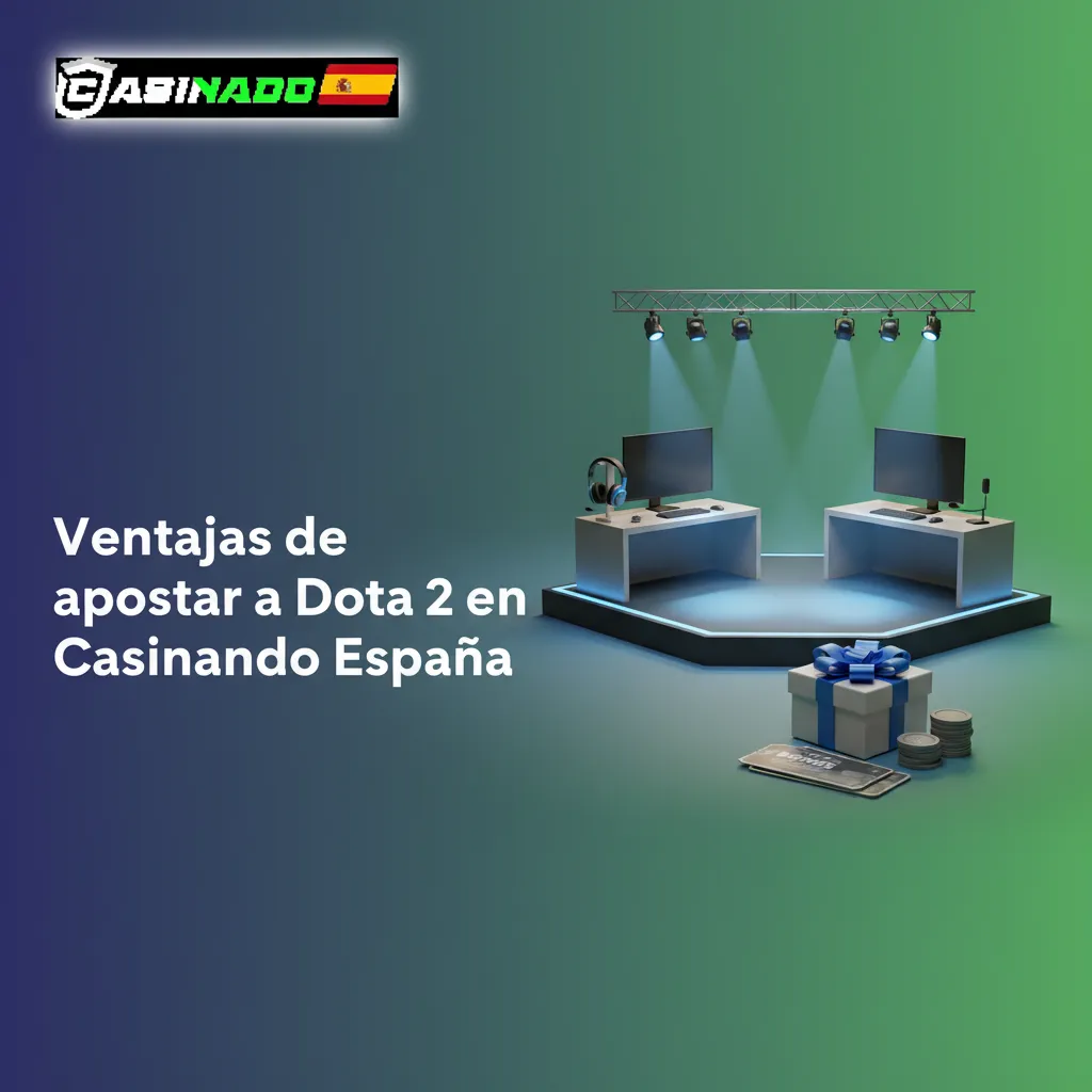 Banner de Casinado España: apuestas Dota 2, bono 100% hasta 500€+200FS, pagos locales, app móvil, cuotas en vivo soporte 24/7