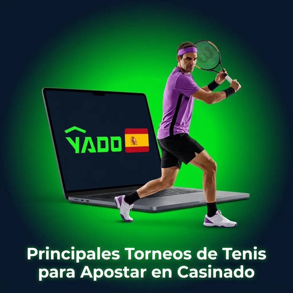 Principales torneos de tenis para apostar en Casinado: Grand Slams, ATP Masters 1000 y WTA 1000