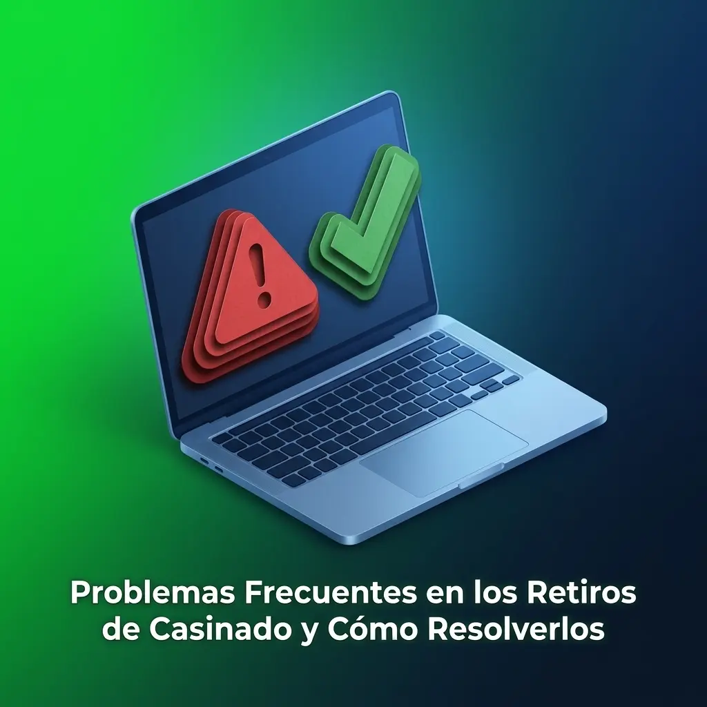 Jugador revisando problemas frecuentes en retiros de Casinado y sus soluciones en pantalla
