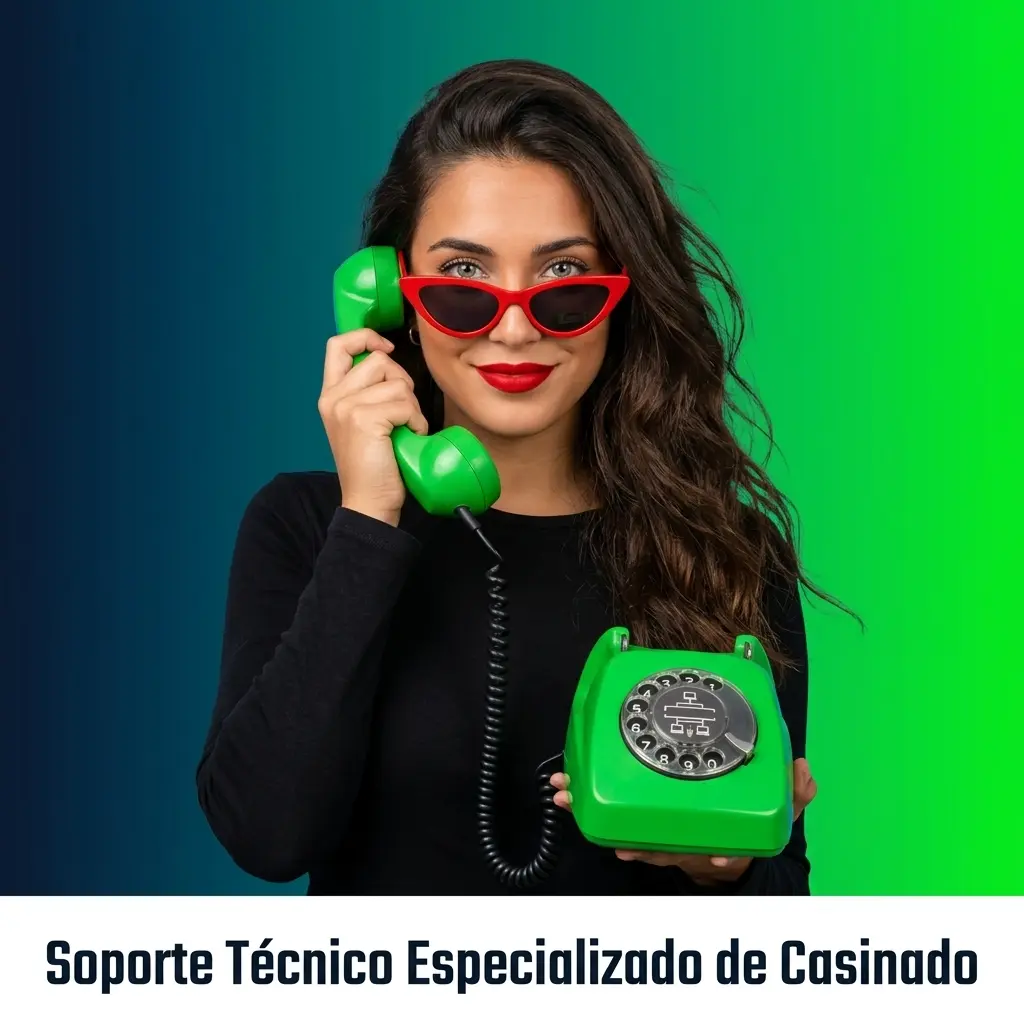 Agente de soporte técnico especializado de Casinado resolviendo incidencias de juegos y transacciones en línea
